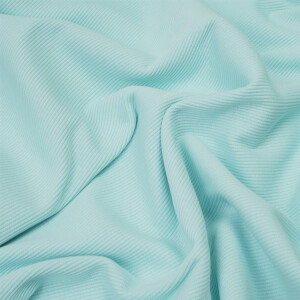 RIB JERSEY SOFT AQUA