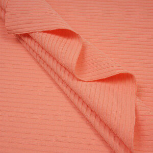 WIDE RIB JERSEY CORAL