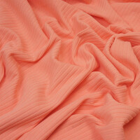 WIDE RIB JERSEY CORAL