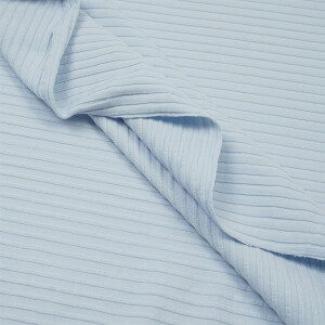 WIDE RIB JERSEY SOFT BLUE