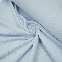 WIDE RIB JERSEY SOFT BLUE