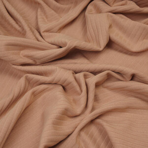 WIDE RIB JERSEY APRICOT
