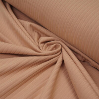 WIDE RIB JERSEY APRICOT