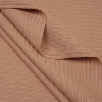 WIDE RIB JERSEY APRICOT