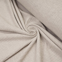 WIDE RIB JERSEY OATMEAL MELANGE
