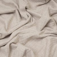WIDE RIB JERSEY OATMEAL MELANGE