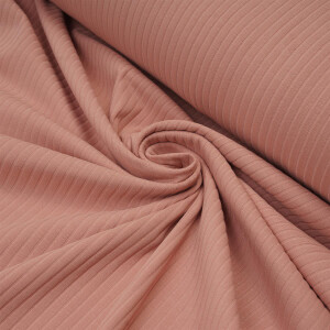 WIDE RIB JERSEY PEACH