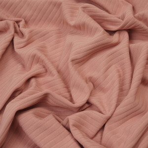 WIDE RIB JERSEY PEACH