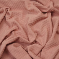 WIDE RIB JERSEY PEACH