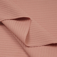 WIDE RIB JERSEY PEACH