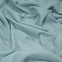 WIDE RIB JERSEY AQUA SKY