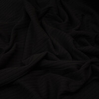 WIDE RIB JERSEY BLACK