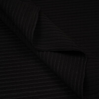 WIDE RIB JERSEY BLACK