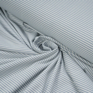 JERSEY RINGEL STRIPES MID BLUE