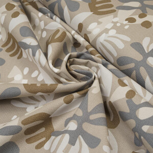 CANVAS ABSTRACT FLOWERS SAND