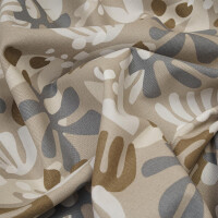 CANVAS ABSTRACT FLOWERS SAND