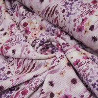 RIB JERSEY POPPY FIELD PURPLE