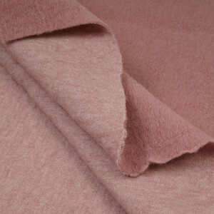 ORGANIC WOOL/COTTON BLEND SOFT ROSE MELANGE