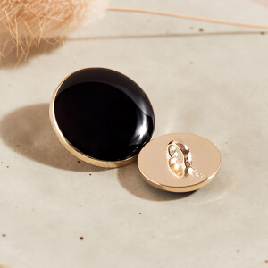 DOTTY BUTTON 15 MM BLACK