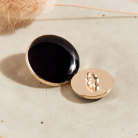 DOTTY BUTTON 15 MM BLACK