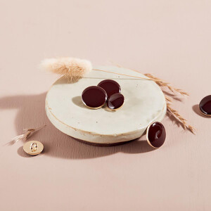 DOTTY BUTTON 15 MM RUST