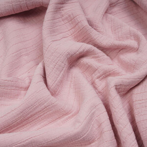 DOUBLE LAYER WOVEN STRIPES ROSE