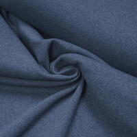 RIB RECYCLED 1X1 BLUE SHADOW MELANGE
