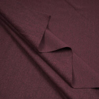 SWEAT RECYCLED BRUSHED BORDEAUX MELANGE
