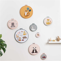 DEKO STICKRING GRAU (25,4cm)