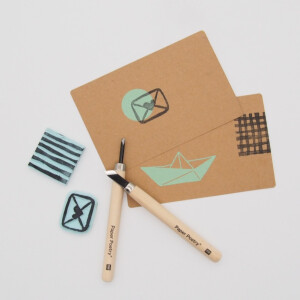STAMP RUBBER SQUARE 4x4cm (3 pcs.)