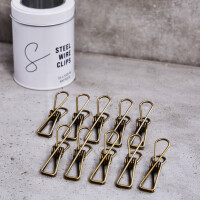 STEEL WIRE CLIPS MEDIUM (10 pcs.) antique