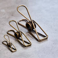 STEEL WIRE CLIPS MEDIUM (10 pcs.) antique