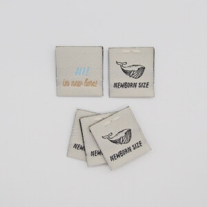 WOVEN LABEL NEWBORN SIZE MINI (5 pcs)