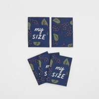WOVEN LABEL MY SIZE LILAC (5 pcs)