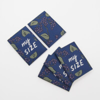 WOVEN LABEL MY SIZE LILAC (5 pcs)