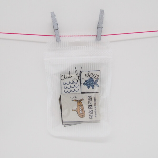 Etiketten zum einnähen Einnähetiketten Webetiketten Labels