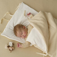 ORGANIC INTERLOCK JERSEY SOLID LIGHT BROWN