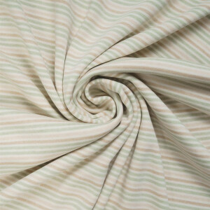 ORGANIC INTERLOCK JERSEY STRIPES COLOR