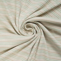 ORGANIC INTERLOCK JERSEY STRIPES COLOR