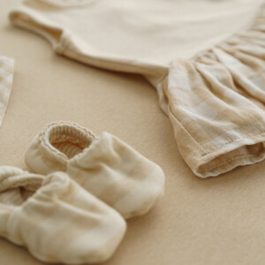 ORGANIC INTERLOCK JERSEY BIG STRIPES