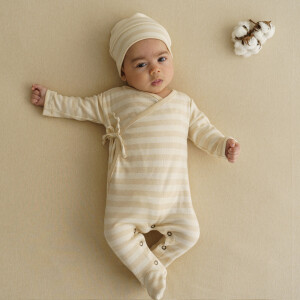 ORGANIC INTERLOCK JERSEY BIG STRIPES