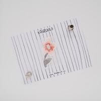 IRON ON BLUME APRICOT