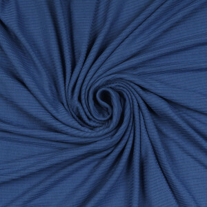 TENCEL DERBY RIBBED JERSEY LAPIS