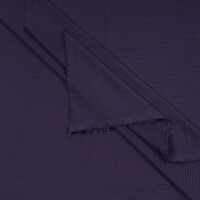TENCEL DERBY RIBBED JERSEY PURPLE NIGHT