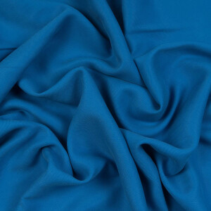 LYOCELL VISCOSE SOLID AZURE BLUE