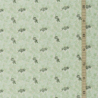 ORGANIC DOUBLE GAUZE FERN GREEN