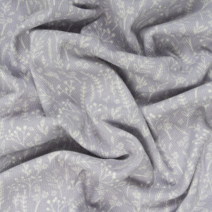 ORGANIC RIB JERSEY FLOWER TWIG LILAC