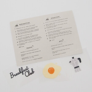 IRON ON SET BREAKFAST CLUB (3pcs.)