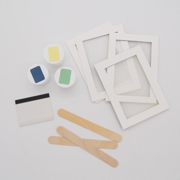 Bastelbedarf Siebdruck Stickringe Stempel selber machen