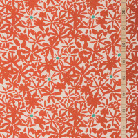 VISCOSE CREPE FLOWERY PUMPKIN